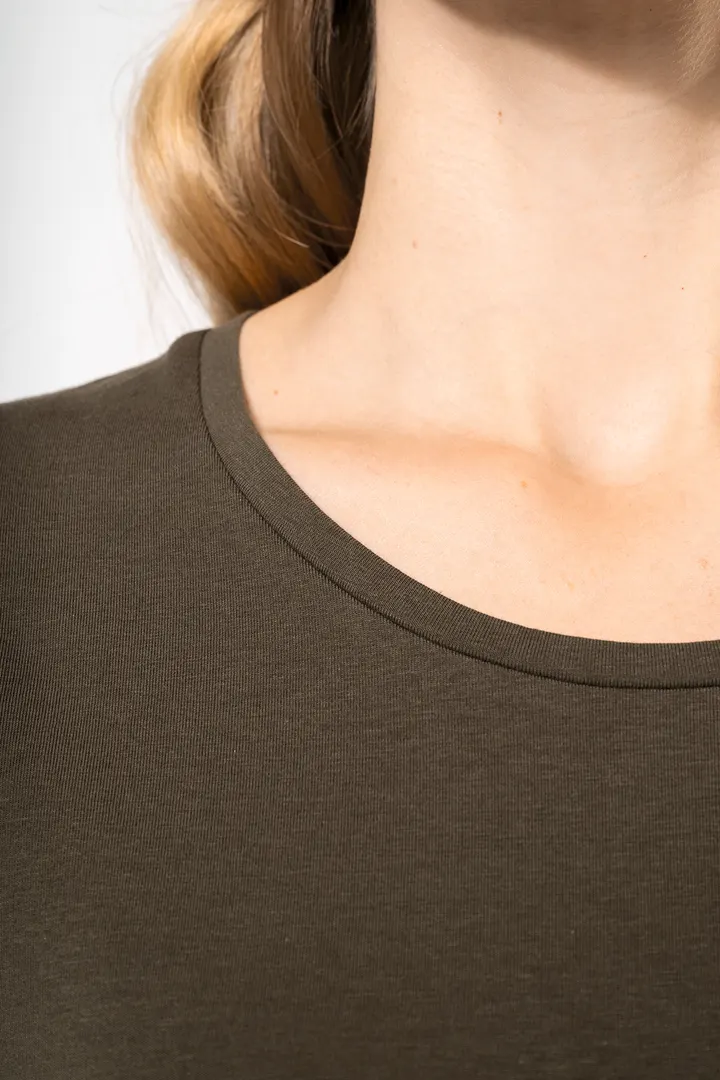T-shirt col rond manches courtes femme 6