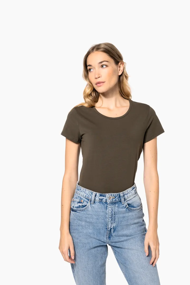 T-shirt col rond manches courtes femme 9