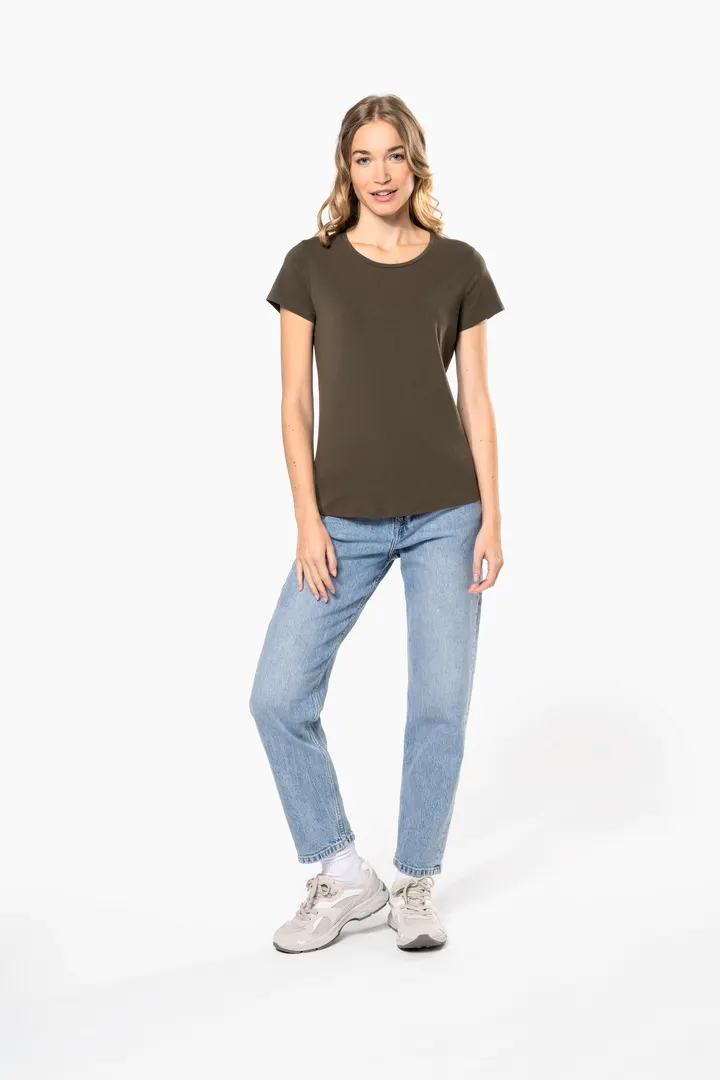 T-shirt col rond manches courtes femme 2