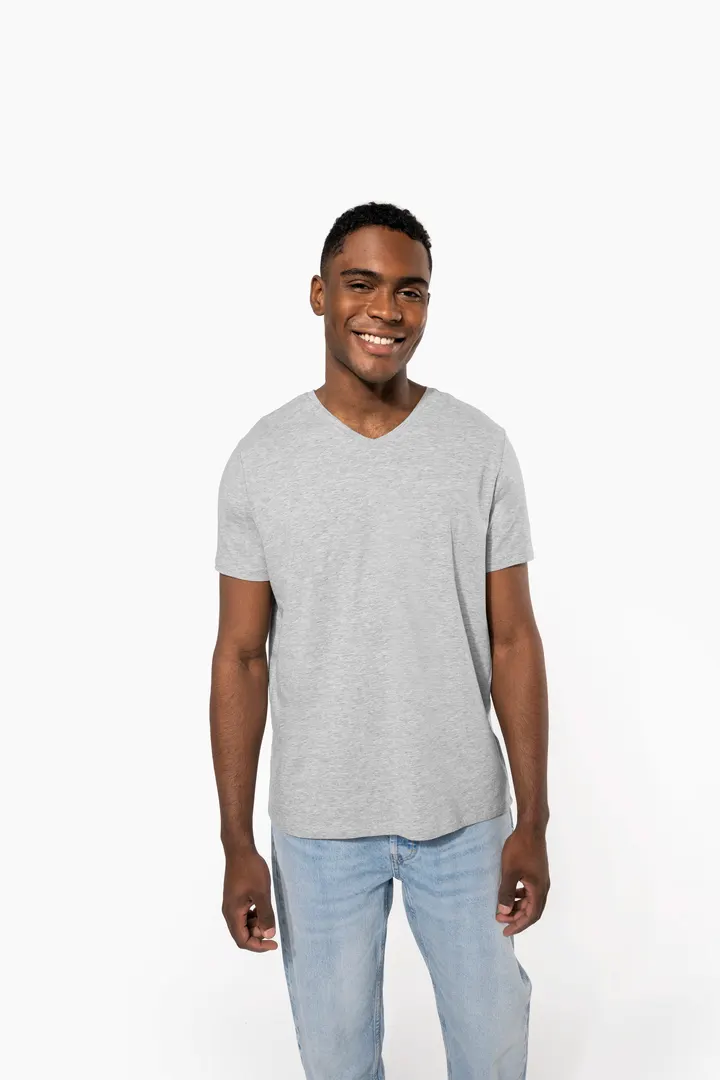 T-shirt manches courtes col V homme 4