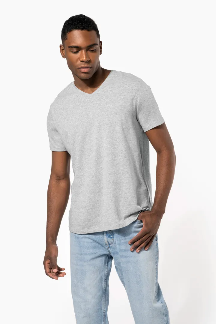 T-shirt manches courtes col V homme 5