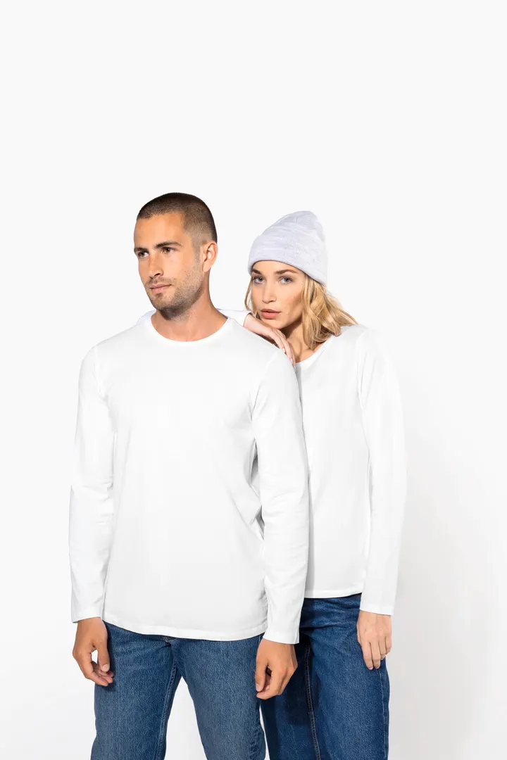 Damen Langarm-T-Shirt mit Rundhalsausschnitt 17