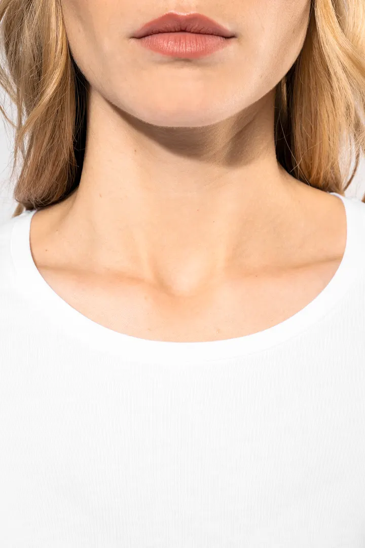 Damen Langarm-T-Shirt mit Rundhalsausschnitt 7
