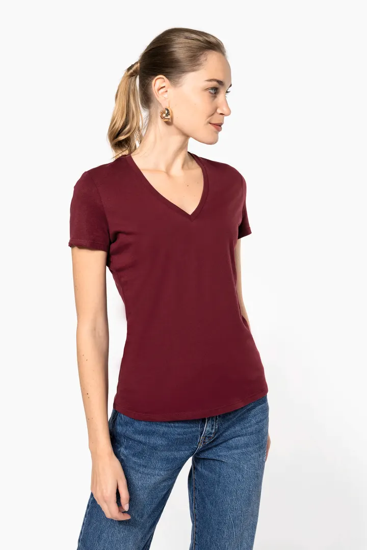 Damen-T-Shirt BIO150 IC mit V-Ausschnitt 5