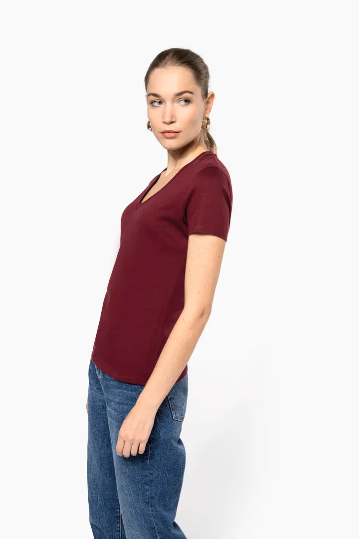 Damen-T-Shirt BIO150 IC mit V-Ausschnitt 6