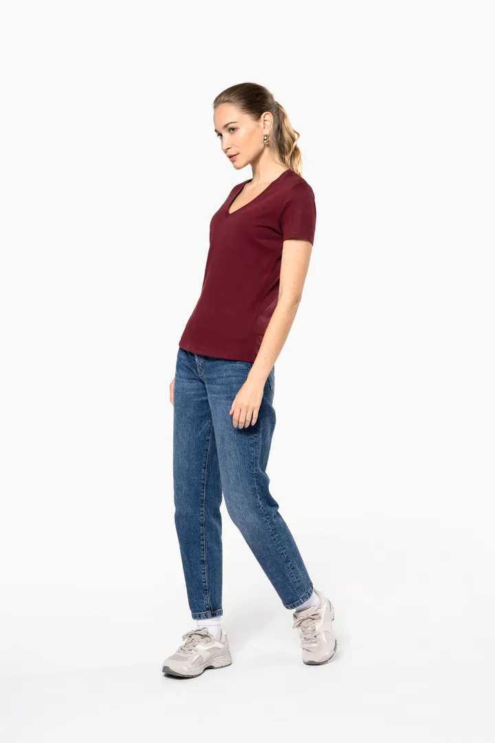 Damen-T-Shirt BIO150 IC mit V-Ausschnitt 7