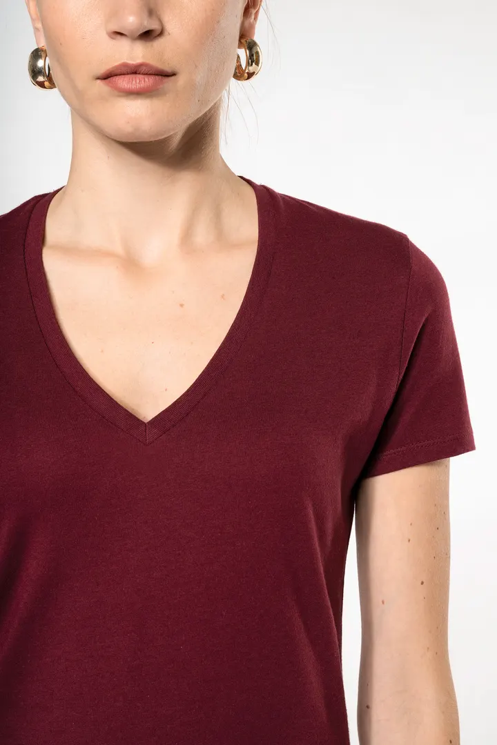 Damen-T-Shirt BIO150 IC mit V-Ausschnitt 2