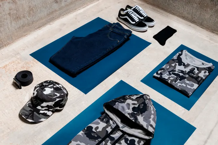 Kurzarm-T-Shirt Camo 10