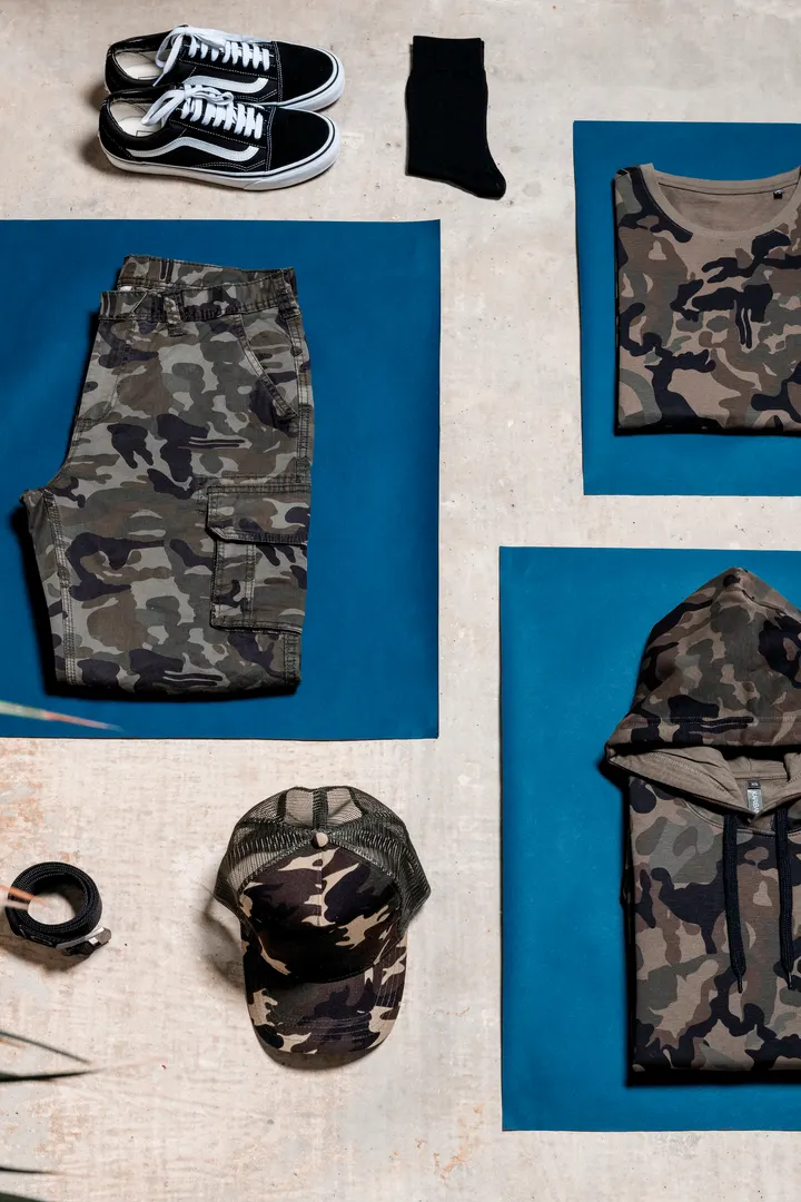 Kurzarm-T-Shirt Camo 11