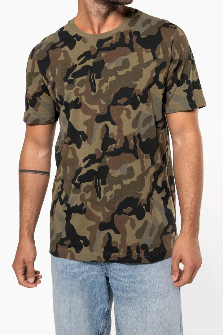 Kurzarm-T-Shirt Camo 1
