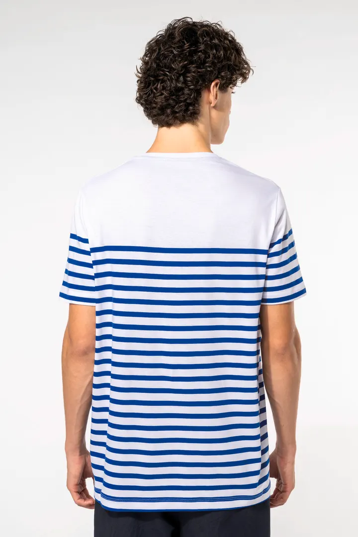 T-Shirt im Marine-Stil mit Rundhalsausschnitt Bio Herren 5