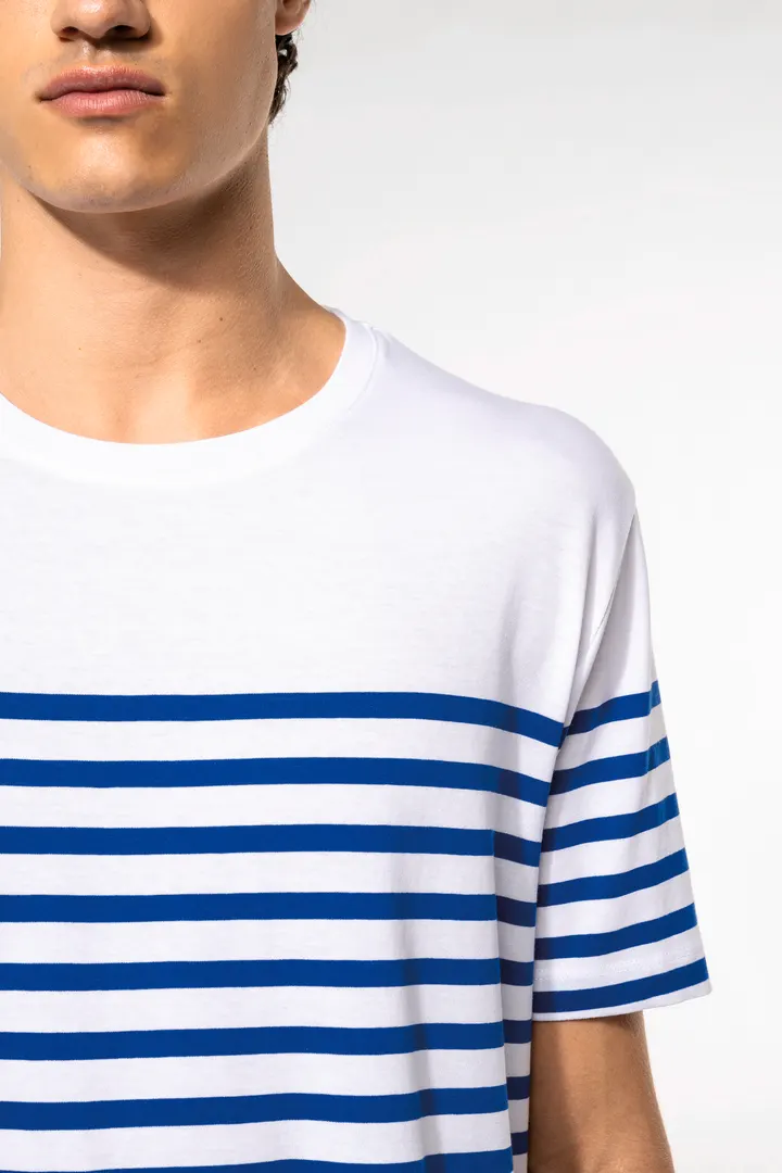 T-Shirt im Marine-Stil mit Rundhalsausschnitt Bio Herren 6
