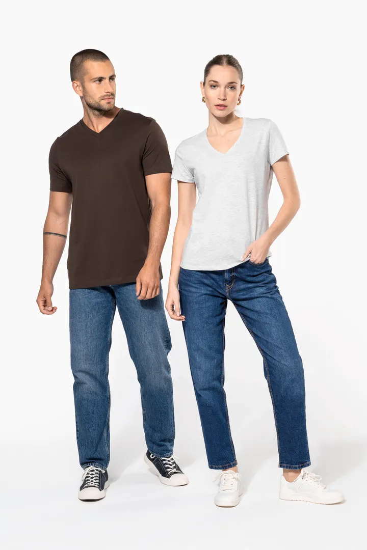 T-shirt col V manches courtes homme 13