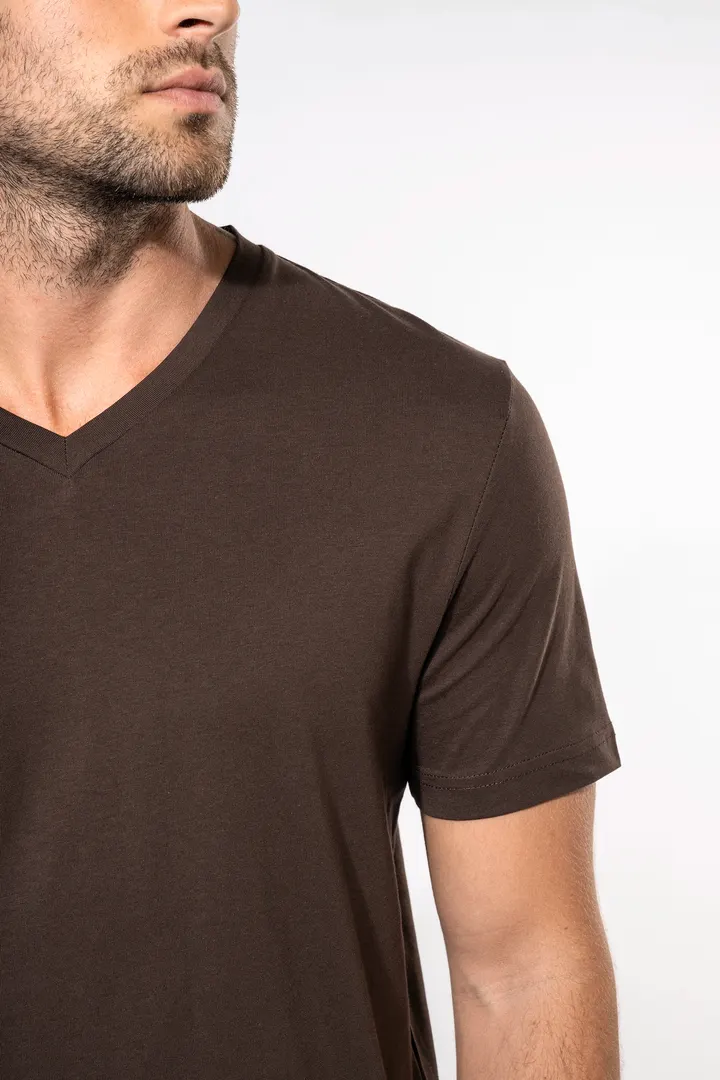 T-shirt col V manches courtes homme 7