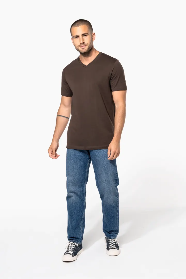 T-shirt col V manches courtes homme 2