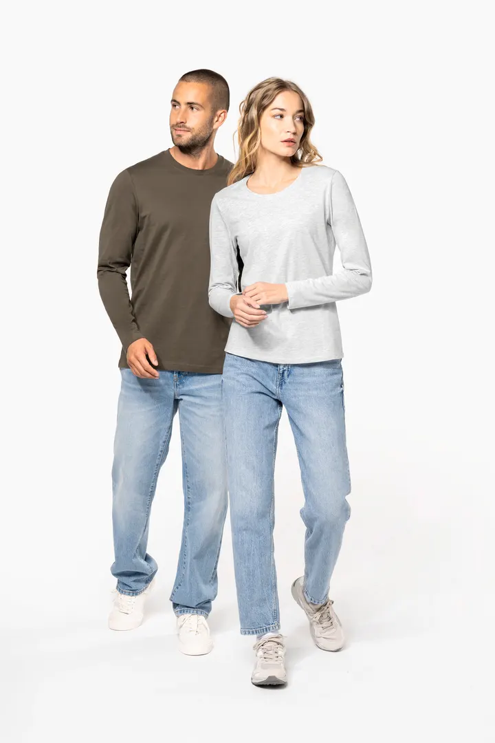 Herren Langarm-T-Shirt Rundhalsausschnitt 13