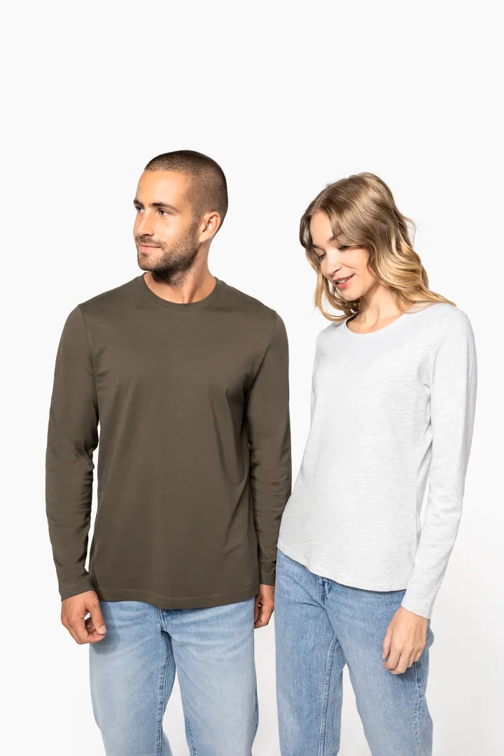 Herren Langarm-T-Shirt Rundhalsausschnitt 15