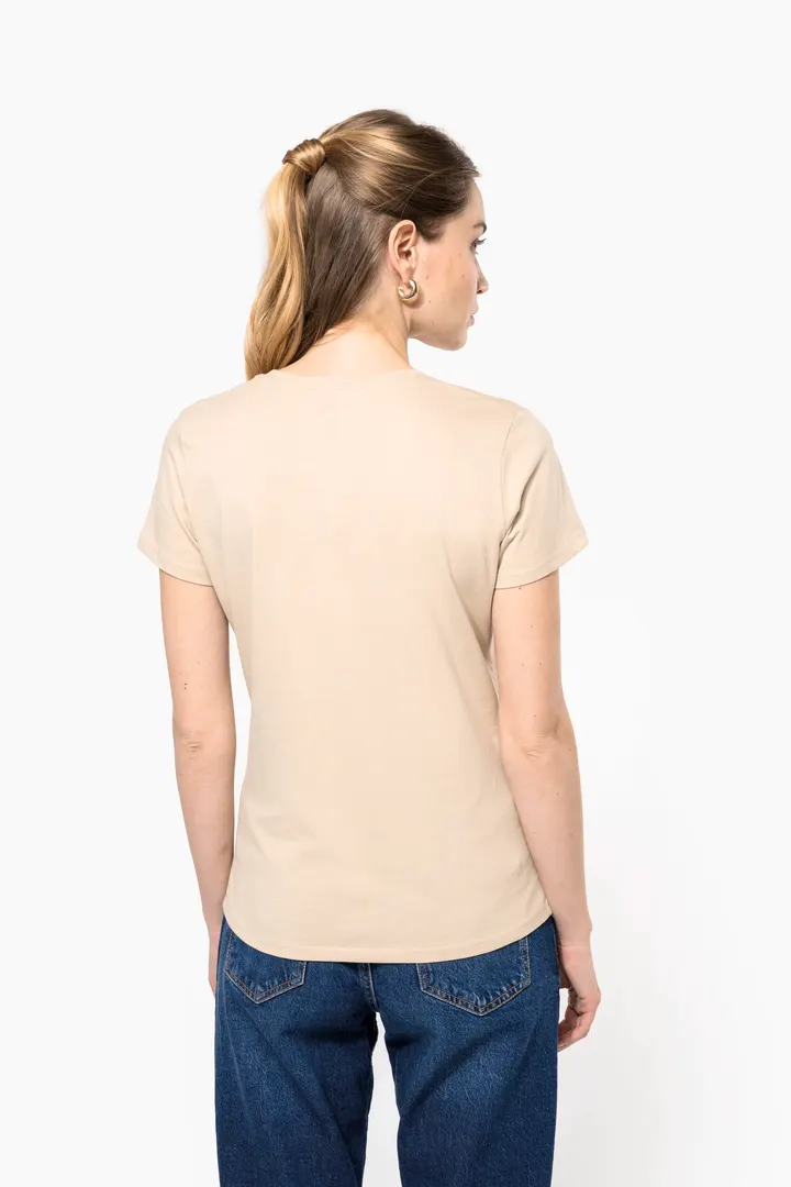 Damen-T-Shirt mit kurzen Ärmeln und Rundhalsausschnitt 4