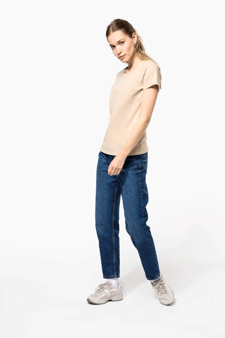 Damen-T-Shirt mit kurzen Ärmeln und Rundhalsausschnitt 7