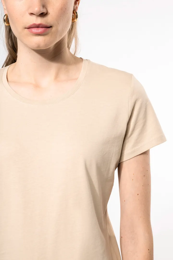 Damen-T-Shirt mit kurzen Ärmeln und Rundhalsausschnitt 8