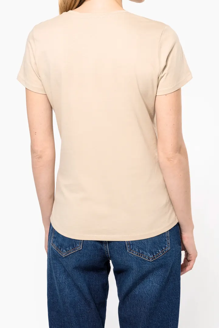 Damen-T-Shirt mit kurzen Ärmeln und Rundhalsausschnitt 3