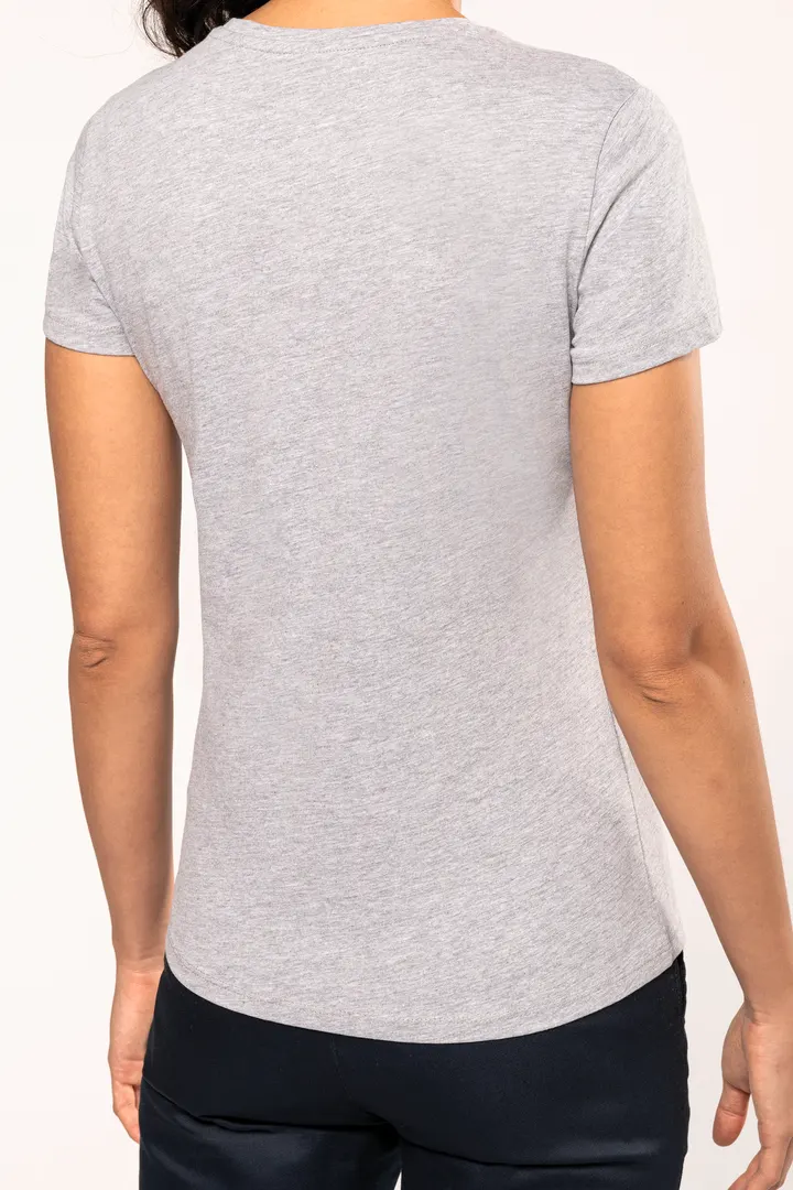 Damen-T-Shirt mit kurzen Ärmeln und Rundhalsausschnitt 10