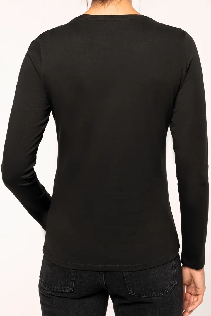 Damen-Langarmshirt mit Rundhalsausschnitt 5