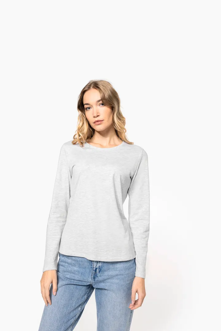 Damen-Langarmshirt mit Rundhalsausschnitt 7