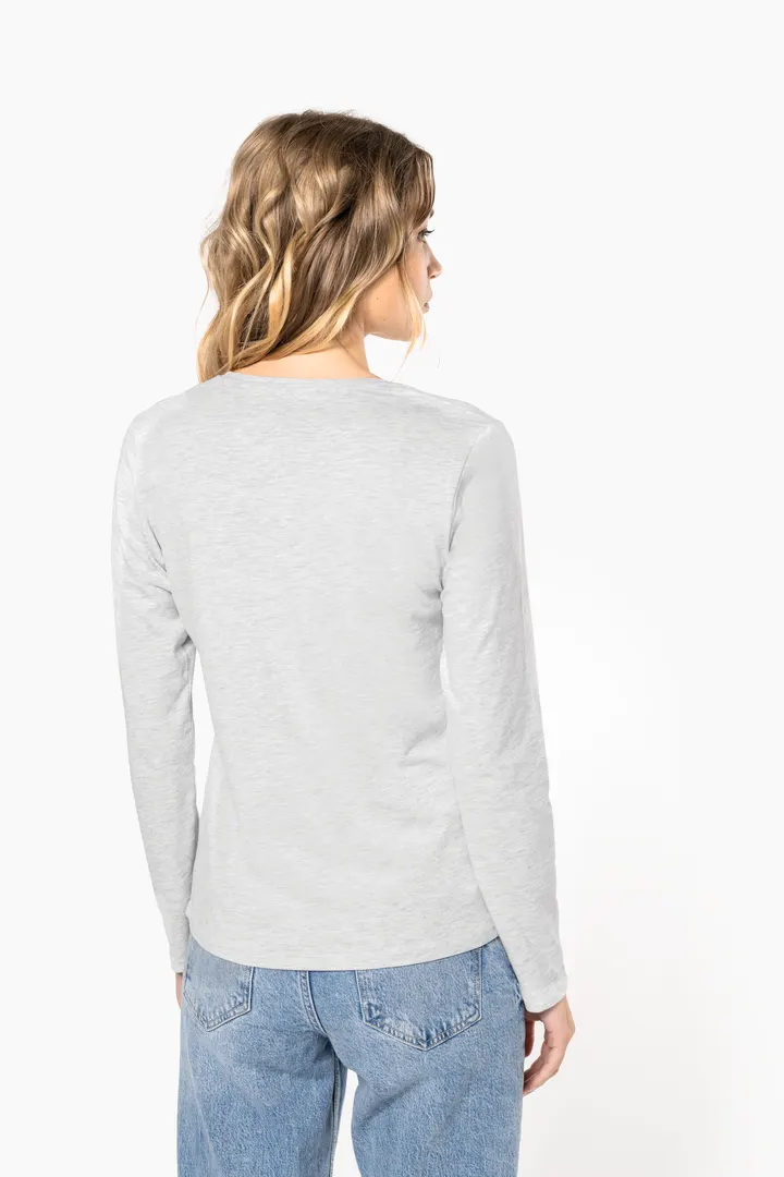 Damen-Langarmshirt mit Rundhalsausschnitt 8