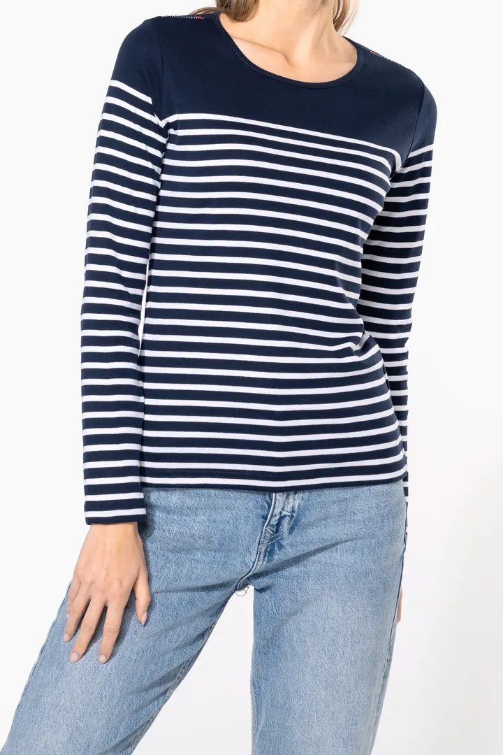 Damen-Marineshirt Langarm 1