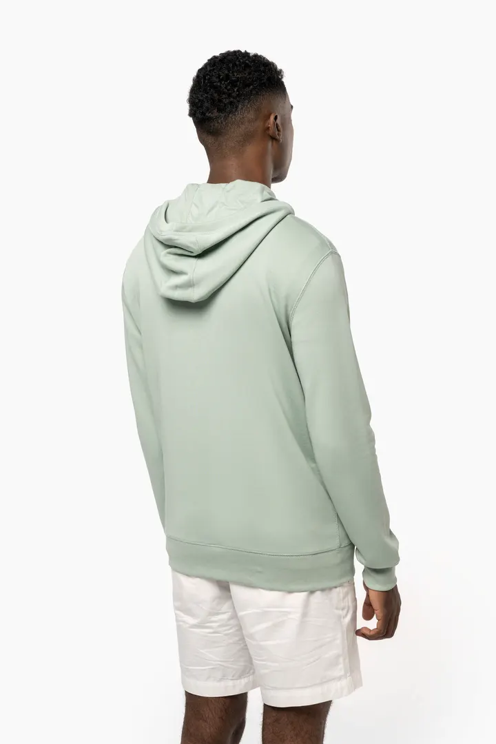 Umweltfreundliches Unisex-Kapuzensweatshirt mit Reißverschluss 14