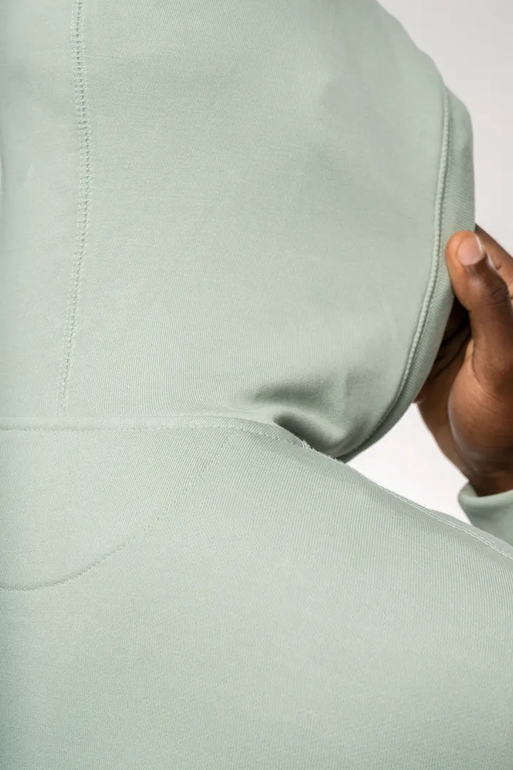 Umweltfreundliches Unisex-Kapuzensweatshirt mit Reißverschluss 17