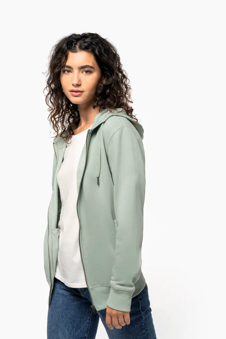 Umweltfreundliches Unisex-Kapuzensweatshirt mit Reißverschluss 4