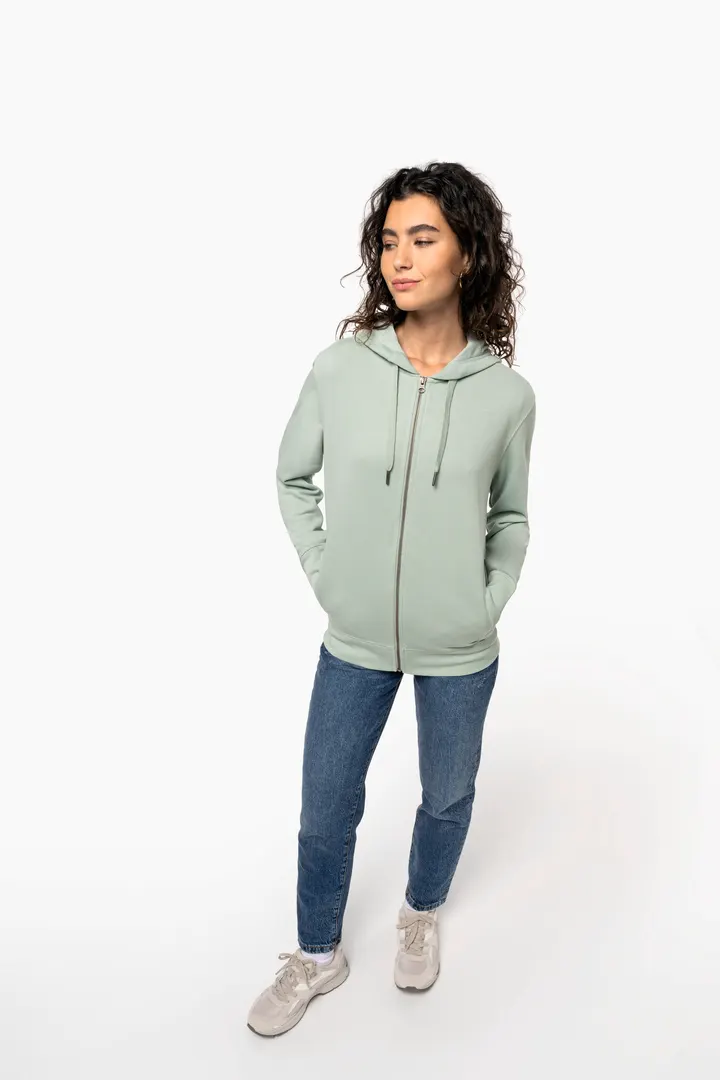 Umweltfreundliches Unisex-Kapuzensweatshirt mit Reißverschluss 5