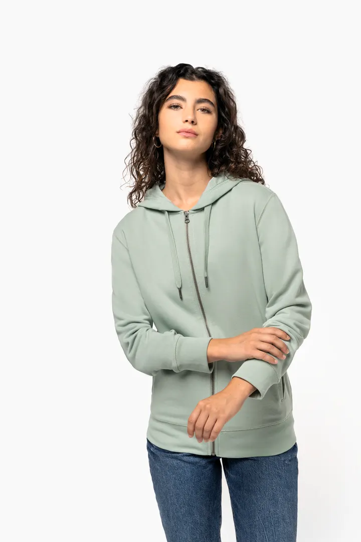 Umweltfreundliches Unisex-Kapuzensweatshirt mit Reißverschluss 6