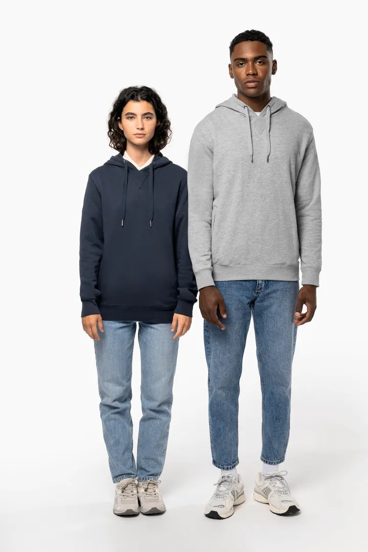 Sweat-shirt french terry écoresponsable à capuche unisexe 12