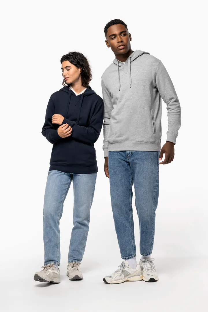 Sweat-shirt french terry écoresponsable à capuche unisexe 13