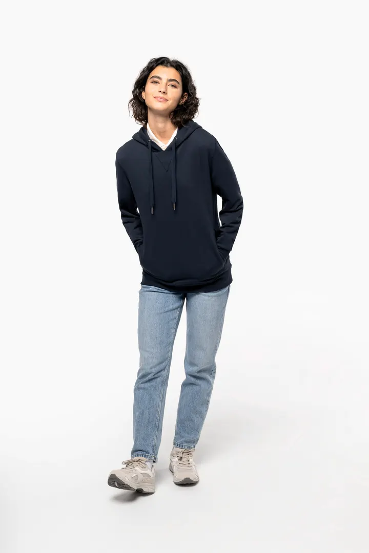 Sweat-shirt french terry écoresponsable à capuche unisexe 4