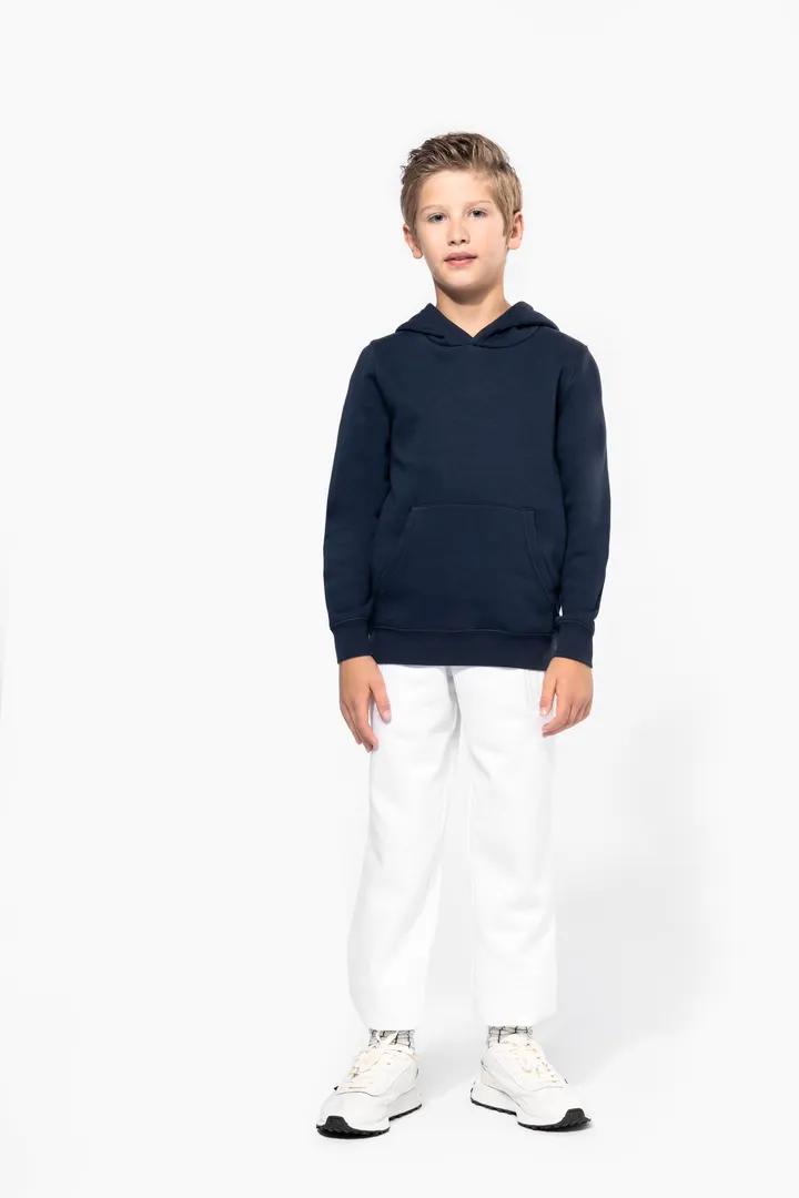Kapuzensweatshirt mit kontrastfarbener Kapuze und Motiven für Kinder 7