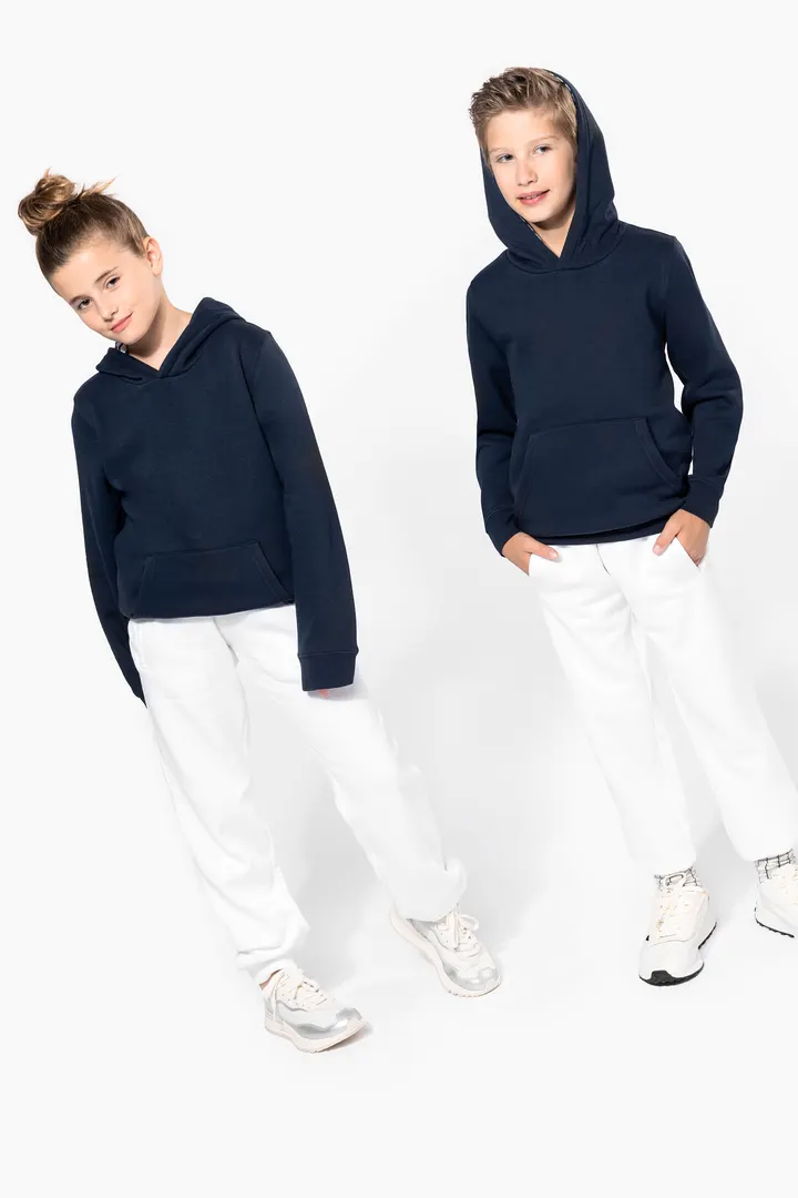 Kapuzensweatshirt mit kontrastfarbener Kapuze und Motiven für Kinder 13