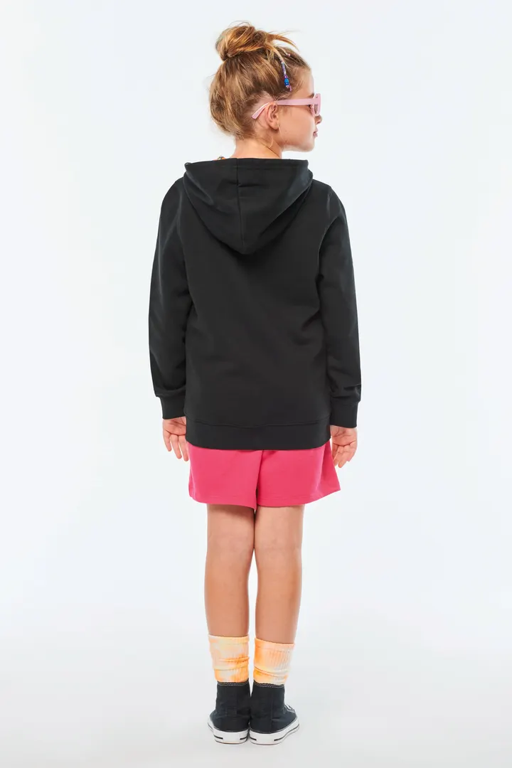 Kapuzensweatshirt mit kontrastfarbener Kapuze und Motiven für Kinder 30