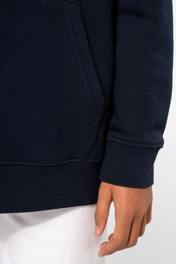 Kapuzensweatshirt mit kontrastfarbener Kapuze und Motiven für Kinder 28