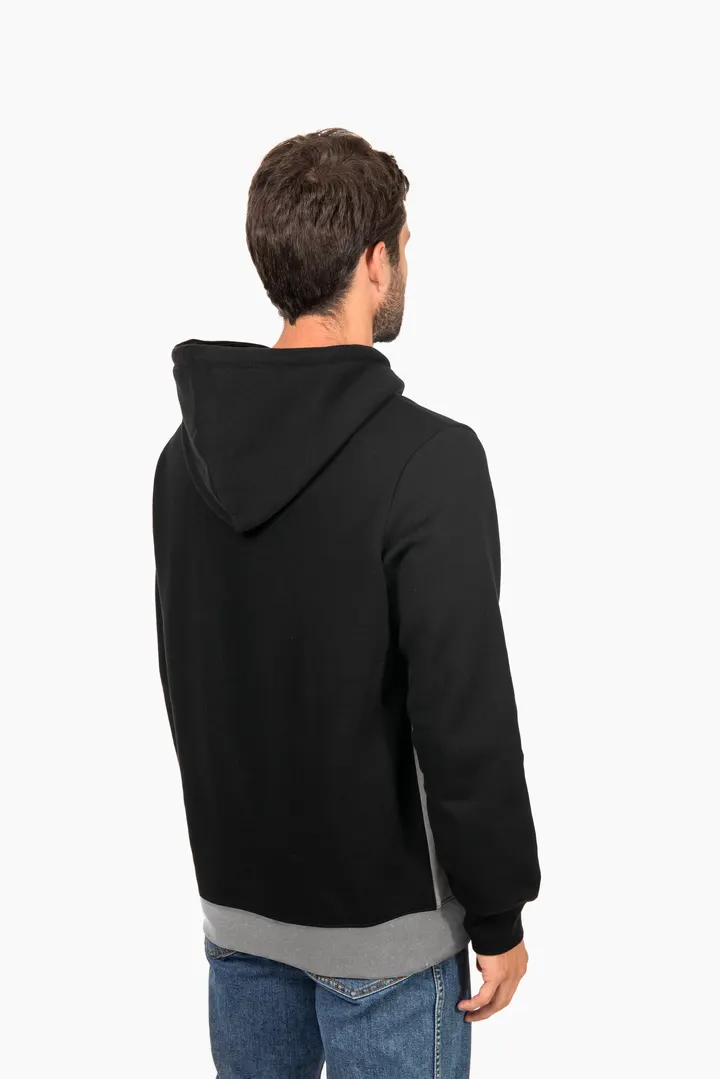 Dreifarbiges Kapuzensweatshirt, Unisex 13