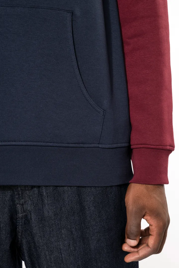 Dreifarbiges Kapuzensweatshirt, Unisex 14