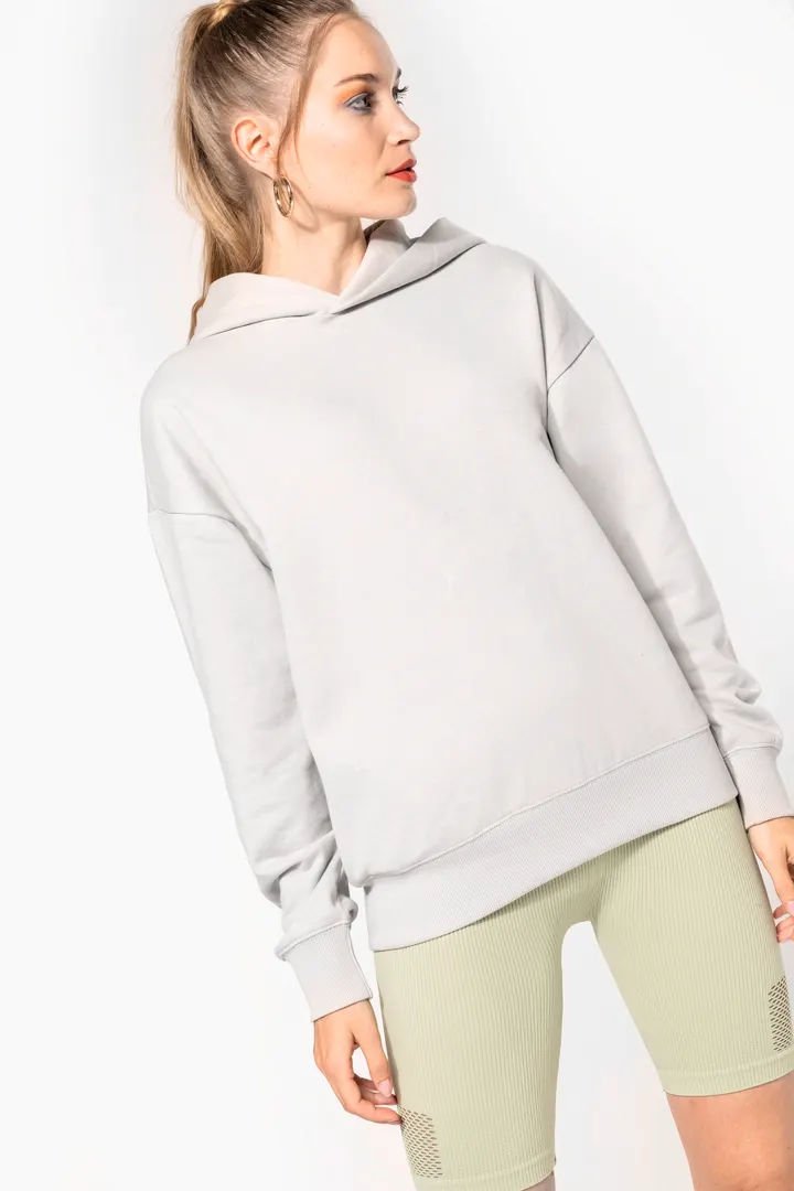 Sweatshirt à capuche molleton oversize unisexe 10