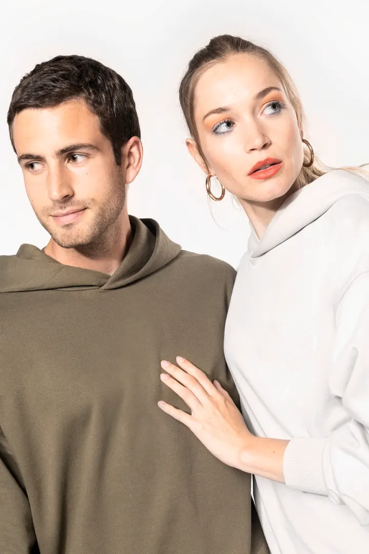 Sweatshirt à capuche molleton oversize unisexe 27