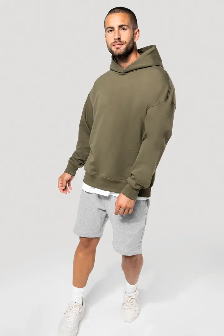 Sweatshirt à capuche molleton oversize unisexe 15