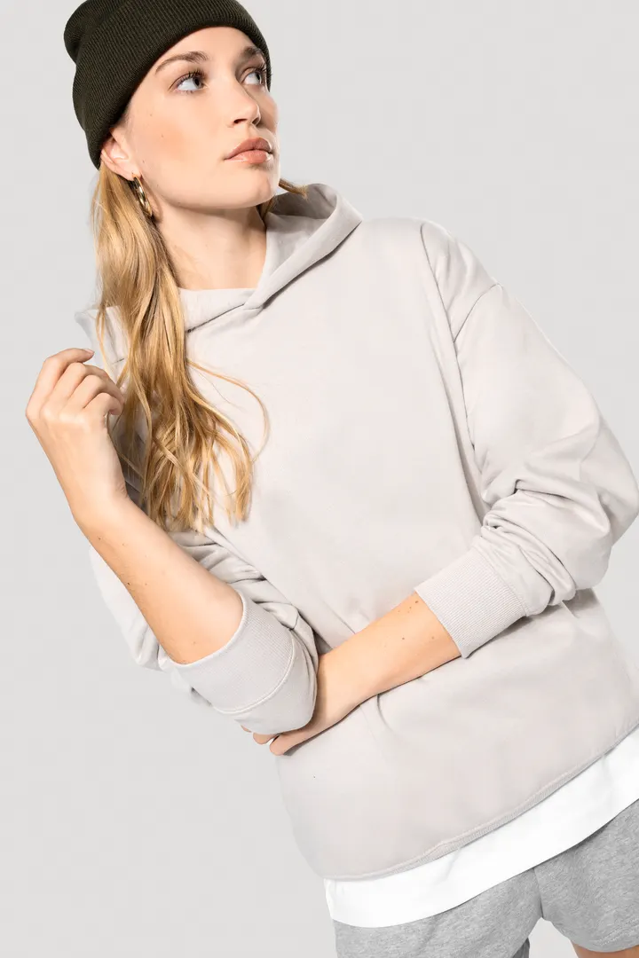 Sweatshirt à capuche molleton oversize unisexe 16