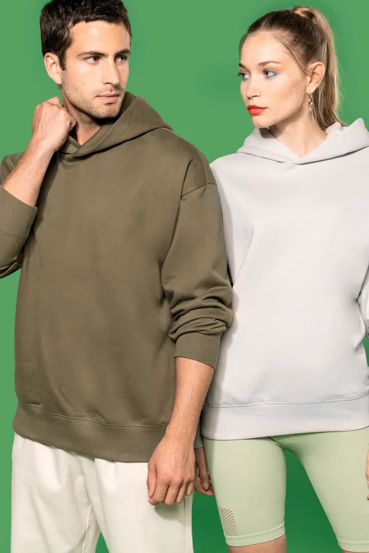 Sweatshirt à capuche molleton oversize unisexe 31