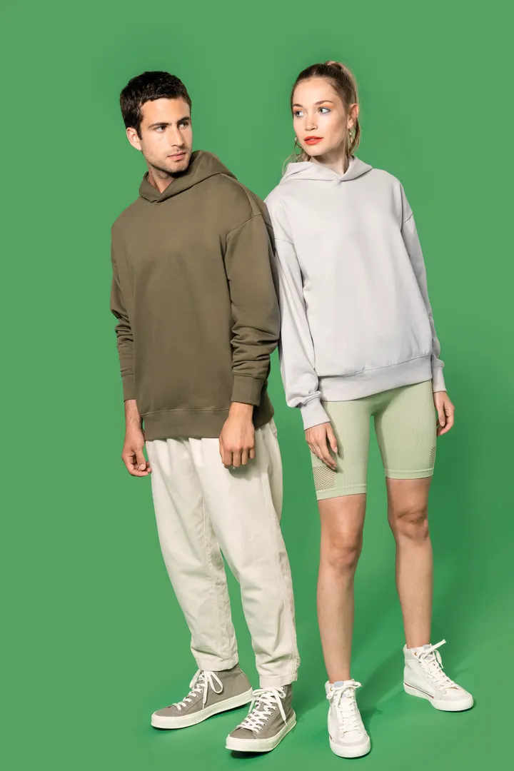 Sweatshirt à capuche molleton oversize unisexe 32